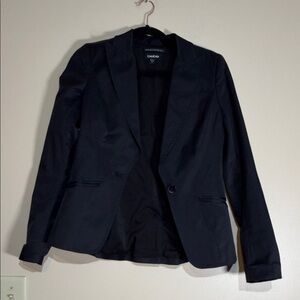 bebe Women's Black Single-Button Tailored Blazer